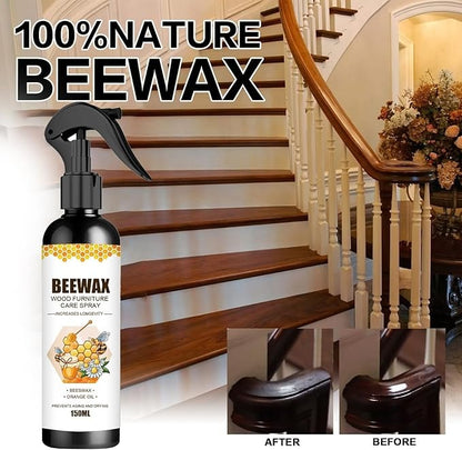 Beewax-Spray Cera De Abejas Restaurador Muebles Madera 350ml